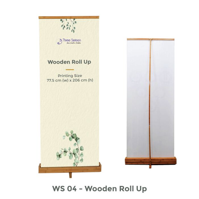 Wooden Roll Up