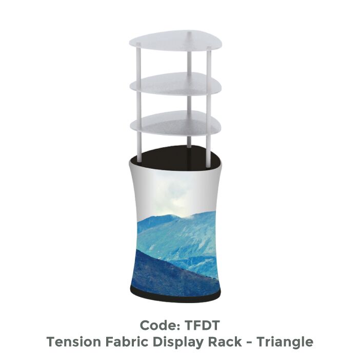 Tension Fabric Display Rack - Triangle