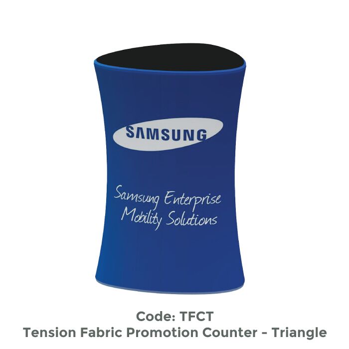 Tension Fabric Promotion Counter - Traingle